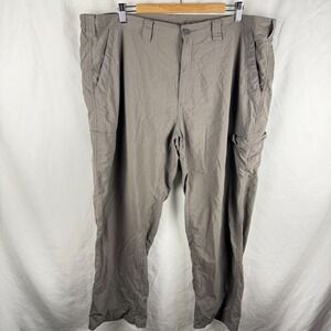 Exofficio Mens Nomad Olive Green Lightweight Hiking Pants 42x30 Gorpcore Outdoor